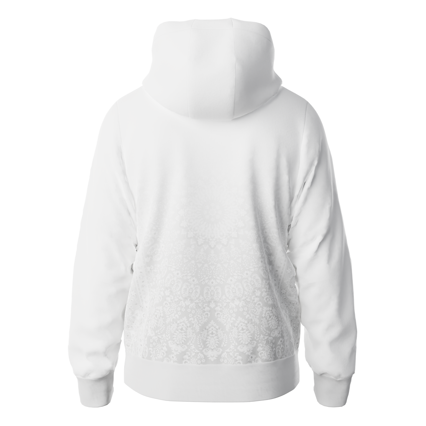 White Zip Hoodie