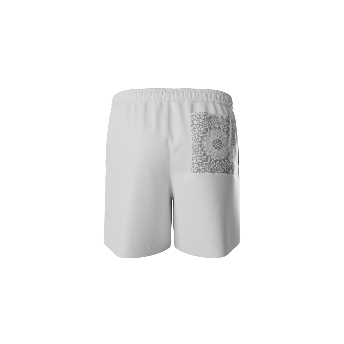 Persian Pocket Swim Short - White Edition